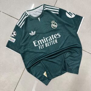 Real Madrid Jersey 2026/27 – Green Away Football Jersey Bellingham #5