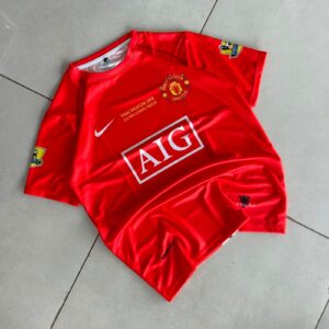 Manchester United 2007–08 Cristiano Ronaldo retro home jersey