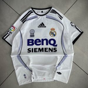 Real Madrid 2006-07 David Beckham #23 home retro jersey