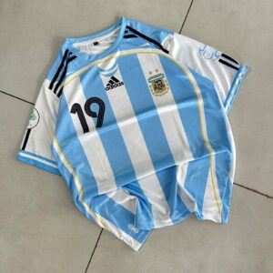 Argentina 2006 home football jersey Messi's #10