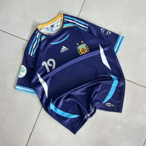 Argentina 2006 World Cup Away Jersey Messi's #19