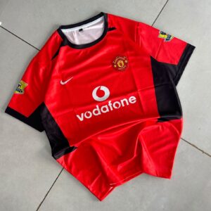 Vintage Manchester United David 2002–2004  Beckham #7 home jersey
