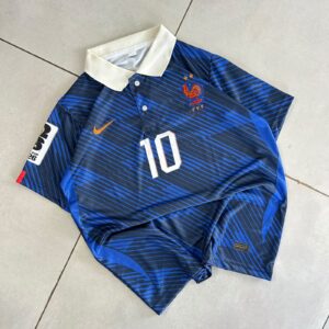 Embroidery France 2026 Mbappe #10 Blue Football Jersey