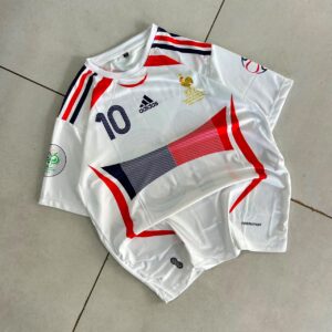 France 2006 away retro football jersey Zidane's #10